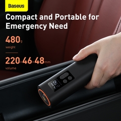Máy bơm lốp xe thế hệ mới Baseus Super Mini Inflator Pump (12V/0.2 ~150PSI, 30L/min, LED Display, Portable Car Pump)