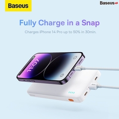 Pin Sạc Dự Phòng Baseus Airpow Fast Charge Power Bank 10000mAh 30000mAH 20W PD QC FCP
