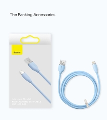 Cáp sạc nhanh USB IPhone Baseus Jelly Liquid Silica Gel Fast Charging 2.4A Data Cable