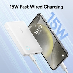 Pin Dự Phòng Baseus EnerFill FP11 10000mAh 15W (Dual-Port) - Sạc 2 Thiết Bị Cùng Lúc, Nhỏ Gọn, Chính Hãng