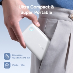 Pin Dự Phòng Baseus EnerFill FP11 10000mAh 15W (Dual-Port) - Sạc 2 Thiết Bị Cùng Lúc, Nhỏ Gọn, Chính Hãng