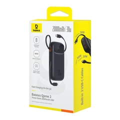 Pin Sạc Dự Phòng Baseus Qpow 2 Digital Display 30W (10000/20000mAh)