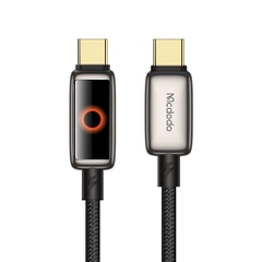 Cáp Tự Ngắt C to C MCDODO CA-668 100W (1.2m, Auto Power Off, with Breathing Light, 480Mbps)