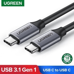 UGREEN USB 3.1 Type C Male to Type C Male Cable Nickel Plating Aluminum Shell 1.5m  US161