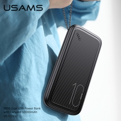 Pin Dự Phòng USAMS CD150 10000mAh 10W (Dual Input, Dual USB, Kèm Dây Đeo)
