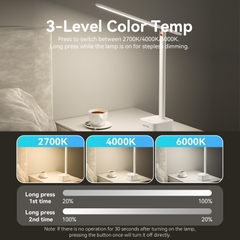 Đèn Để Bàn VENTION PDB 5W (CRI Ra≥90, 2700K-4000K-6000K, 1800mAh, Up to 15H)