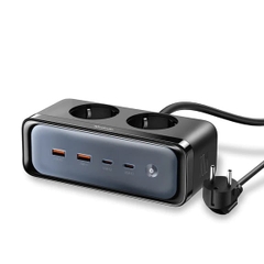 Ổ Cắm Điện Đa Năng Chống Sét 6-in-1 MCDODO CH-461 70W (2*AC Outlet Up to 4000W + 2*Type-C port + 2*USB-A port, laptoIndustry Fireproof Material 750°C Flame Retardant)