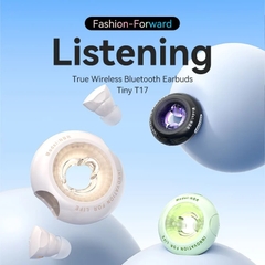 Tai Nghe Bluetooth Nhiều Màu Sắc TWS VENTION Tiny T17 (Bluetooth v5.3, 6H, IPX4, Hi-Fi Stereo)