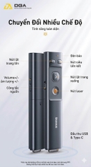 Bút Laser trình chiếu Baseus Orange Dot Wireless Presenter Red Laser Pointer