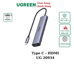 UGREEN USB-C to 3*USB 3.0 + HDMI +RJ45 Converter 4K60Hz