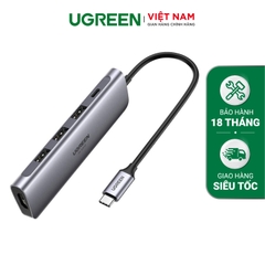 UGREEN USB Type C to USB 3.0*3 +  HDMI + PD Power Converter
