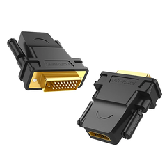 UGREEN DVI 24+1 Male to HDMI Female Adapter HDMI Female to DVI-D 24+1 Male Adapter