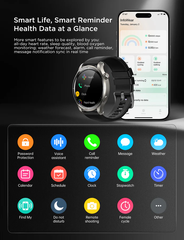 Đồng hồ thông minh Joyroom Venture Series FV1 Smart Watch (Answer/Make Call)-Sunset Grey