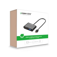 UGREEN HDMI to VGA + HDMI Converter CM101 40744