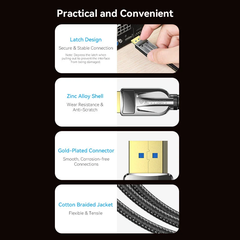 Cáp DisplayPort 2.1 16K VENTION HGA 2M