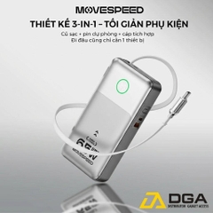 Củ Sạc Kiêm Sạc Dự Phòng Movespeed MSP13 35W / MSP14 65W | 10.000/20.000mAh