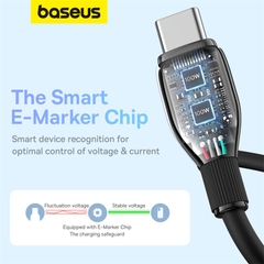 Cáp Sạc Nhanh Cho iPhone iPad Baseus Pudding Series Type C to Type C PD 100W (Fast Charging Data Cable)