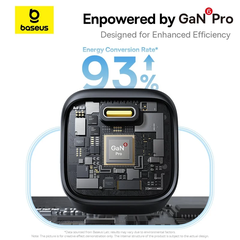 Củ sạc nhanh 1 cổng Type C OS-Baseus PicoGo GaN Fast Charger 1C 45W US