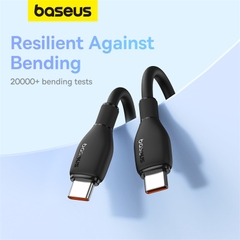 Cáp Sạc Nhanh Cho iPhone iPad Baseus Pudding Series Type C to Type C PD 100W (Fast Charging Data Cable)