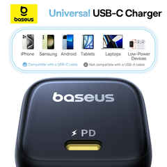 Củ sạc nhanh 1 cổng Type C OS-Baseus PicoGo GaN Fast Charger 1C 45W US
