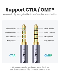UGREEN USB 2.0 to 3.5mm Audio Adapter CM383 CM477 80864 30757