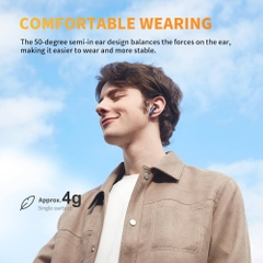 Tai Nghe Không Dây TWS QCY AilyBuds Pro+ ANC (Bluetooth v5.3, 5.5H, ENC, HiRes Audio, LDAC, IPX5)