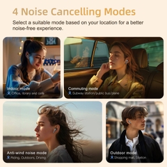 Tai Nghe Không Dây TWS QCY Melobuds Pro ANC (Bluetooth v5.3, 8.5H, LDAC, Hi-Res Audio, ENC)