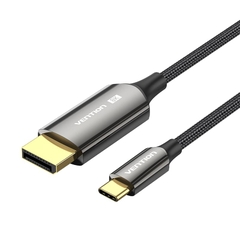 Cáp Chuyển Type-C to DP 8K Bi-Directional VENTION CRF (8K@60Hz, Cotton Braided)