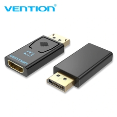Đầu Chuyển DisplayPort to HDMI 1080p Vention HBO Có Chip xử lý (1080p@60Hz, Male to Female)