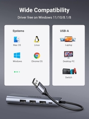 UGREEN USB3.0 Multifunction Adapter CM266 60812