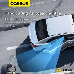 Gương Chiếu Hậu Sau Tích Hợp Dụng Cụ Phá Kinh Baseus SafeRide Series Backseat Rearview Mirror Dùng Trên Ô Tô (Bộ 1 cái)