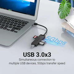 Hub Mở Rộng Kết Nối Đa Năng VENTION CHVBB (USB3.0 to USB3.0*3/TF/SD/Micro-B)
