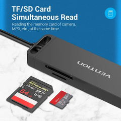 Hub Mở Rộng Kết Nối Đa Năng VENTION CHVBB (USB3.0 to USB3.0*3/TF/SD/Micro-B)