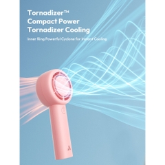 Quạt Cầm Tay AECOOLY Halo 01 (6000rpm, 5 Speed Settings, 16H, 3000mAh, 40 dB Low Noise)