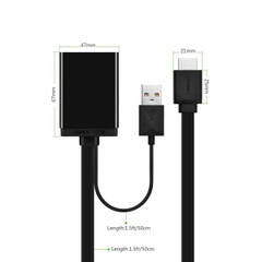 UGREEN HDMI + USB to DP Converter MM107 40238