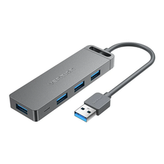 Hub Mở Rộng Kết Nối Đa Năng VENTION CHL (USB3.0 to USB3.0*4, with Power Supply) 0.15M