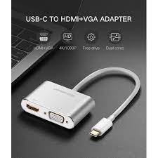 UGREEN USB Type C to HDMI + VGA Converter MM123 30843