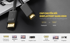 Cáp chuyển đổi Displayport to HDMI Ugreen 10202 DP101
