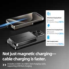 Sạc dự phòng không dây nam châm Movespeed W10 10000mAh 20W