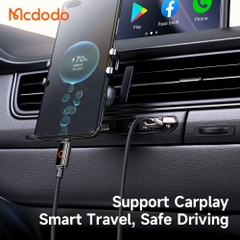 Cáp Tự Ngắt USB to Type-C MCDODO CA-665 6A (1.2m, Auto Power Off, with Breathing Light, 480Mbps)