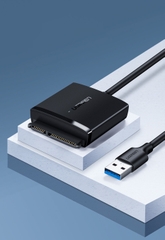 UGREEN USB-A 3.0 Male to SATA Female with DC5.5mm Power Supply 12V 2A EU  CM257