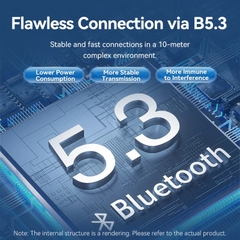 Tai Nghe Bluetooth Nhiều Màu Sắc TWS VENTION Tiny T17 (Bluetooth v5.3, 6H, IPX4, Hi-Fi Stereo)