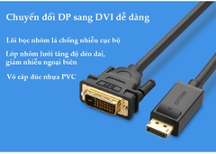 UGREEN DP Male to DVI Male Cable