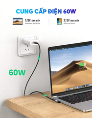 UGREEN Angled USB-C Cable Aluminum Case with Braided