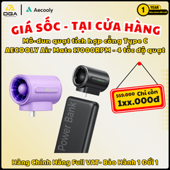 Mô đun quạt tốc độ cao dùng thêm cho pin dự phòng AECOOLY Air Mate (17000RPM, 4-Speed Level Adjustment)