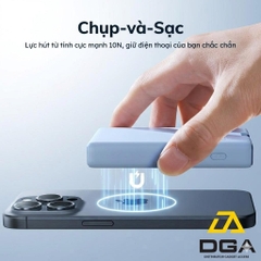 Sạc dự phòng không dây iPhone Joyroom PBM01 nam châm dùng cho điện thoại tặng kèm dây sạc C to Light