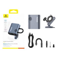 Bơm Lốp Xe Đạp Baseus PrimeTrip Series Portable Bike Pump (1750mAh)