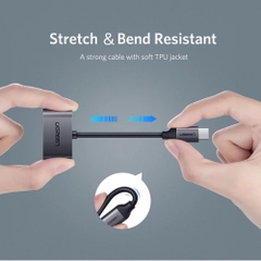 UGREEN 2 Ports USB-C Hub + 3.5mm Audio CM193 50596