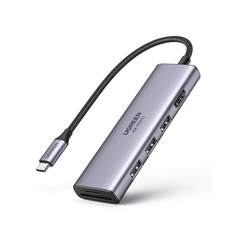 UGREEN USB-C to 3*USB 3.0 + HDMI +RJ45 Converter 4K60Hz