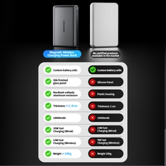 Sạc dự phòng không dây nam châm Movespeed W10 10000mAh 20W